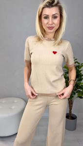 BLUZKA LANA - BEŻOWY