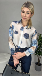 KOSZULA FLAUERS - NIEBIESKI